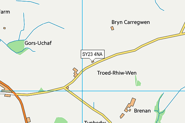 SY23 4NA map - OS VectorMap District (Ordnance Survey)