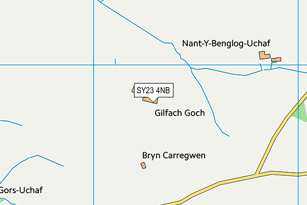 SY23 4NB map - OS VectorMap District (Ordnance Survey)