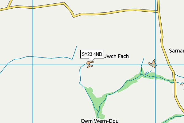 SY23 4ND map - OS VectorMap District (Ordnance Survey)