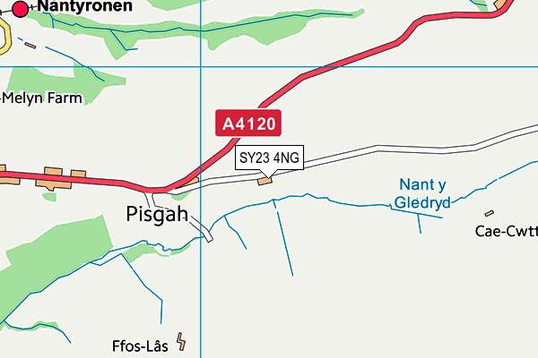 SY23 4NG map - OS VectorMap District (Ordnance Survey)