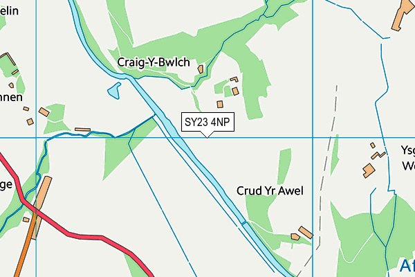 SY23 4NP map - OS VectorMap District (Ordnance Survey)