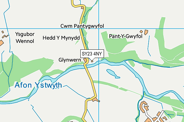 SY23 4NY map - OS VectorMap District (Ordnance Survey)