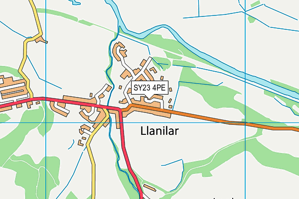 SY23 4PE map - OS VectorMap District (Ordnance Survey)