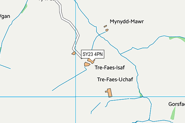 SY23 4PN map - OS VectorMap District (Ordnance Survey)