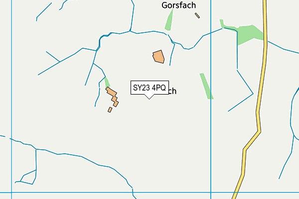 SY23 4PQ map - OS VectorMap District (Ordnance Survey)