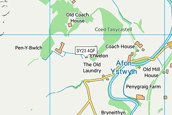 SY23 4QF map - OS VectorMap District (Ordnance Survey)