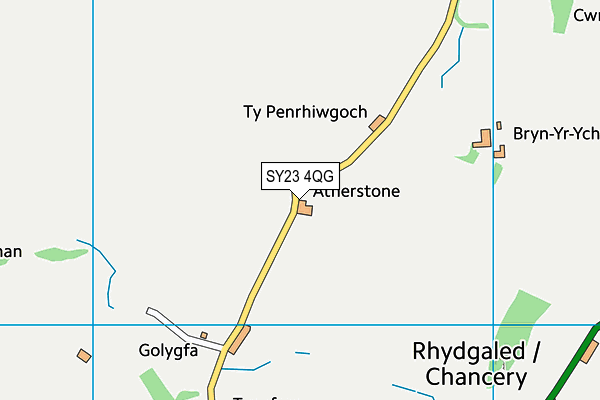 SY23 4QG map - OS VectorMap District (Ordnance Survey)