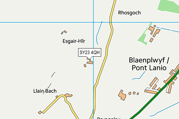 SY23 4QH map - OS VectorMap District (Ordnance Survey)