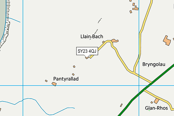 SY23 4QJ map - OS VectorMap District (Ordnance Survey)