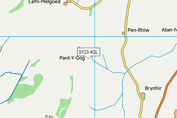 SY23 4QL map - OS VectorMap District (Ordnance Survey)