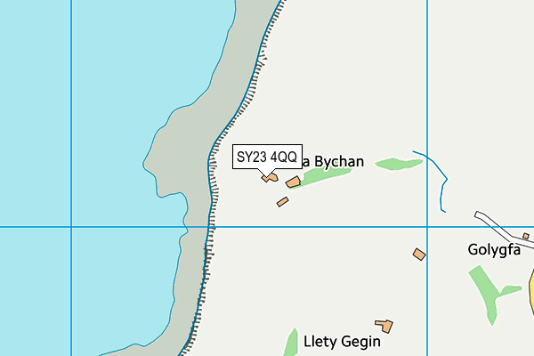 SY23 4QQ map - OS VectorMap District (Ordnance Survey)