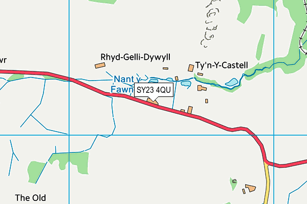 SY23 4QU map - OS VectorMap District (Ordnance Survey)