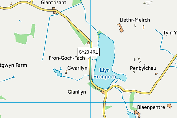 SY23 4RL map - OS VectorMap District (Ordnance Survey)