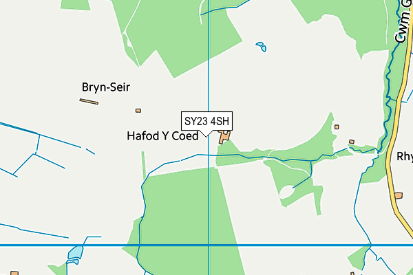 SY23 4SH map - OS VectorMap District (Ordnance Survey)