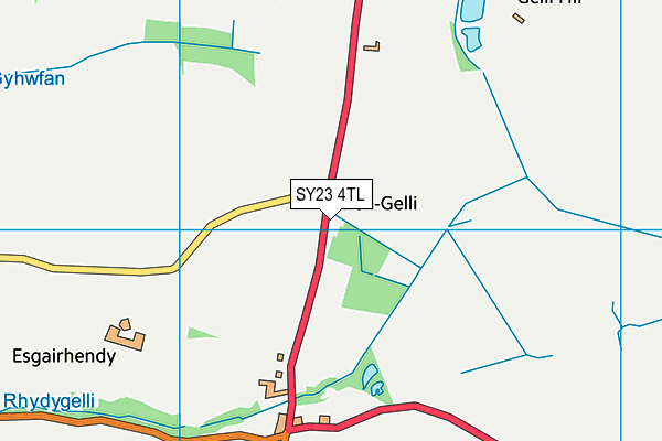 SY23 4TL map - OS VectorMap District (Ordnance Survey)