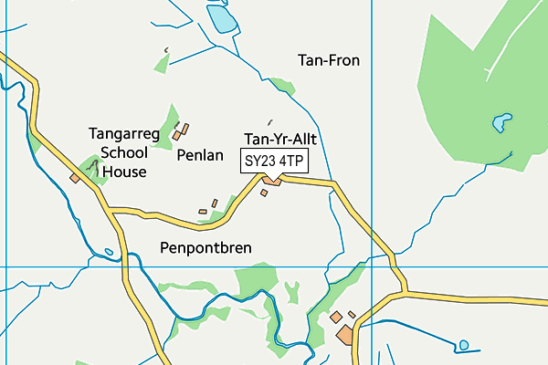 SY23 4TP map - OS VectorMap District (Ordnance Survey)