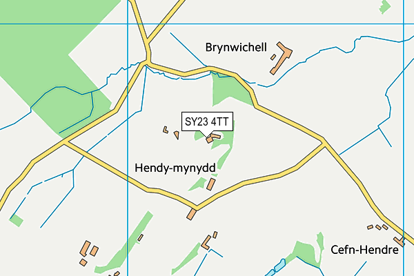 SY23 4TT map - OS VectorMap District (Ordnance Survey)