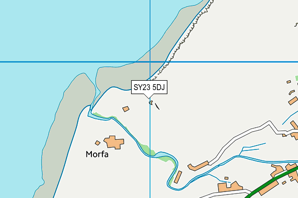 SY23 5DJ map - OS VectorMap District (Ordnance Survey)