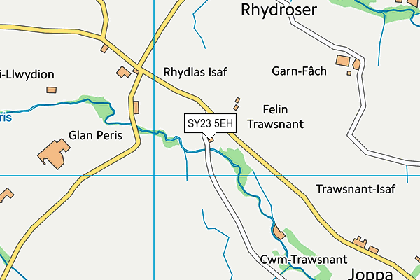 SY23 5EH map - OS VectorMap District (Ordnance Survey)