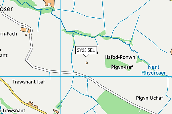 SY23 5EL map - OS VectorMap District (Ordnance Survey)