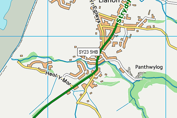 SY23 5HB map - OS VectorMap District (Ordnance Survey)