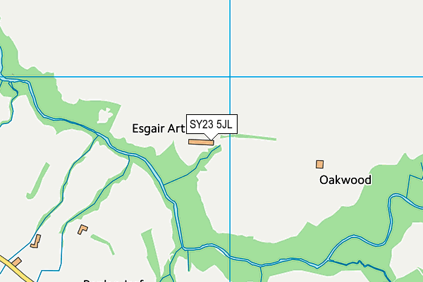 SY23 5JL map - OS VectorMap District (Ordnance Survey)