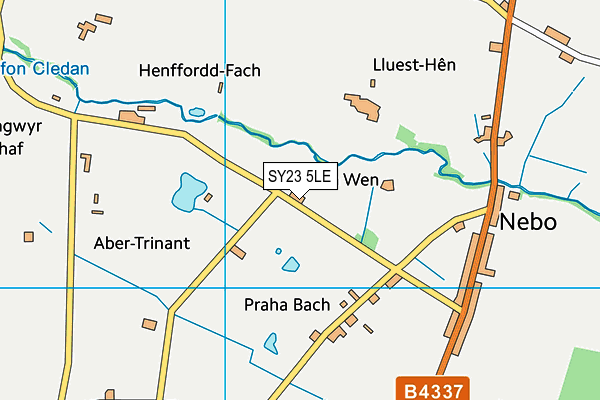 SY23 5LE map - OS VectorMap District (Ordnance Survey)