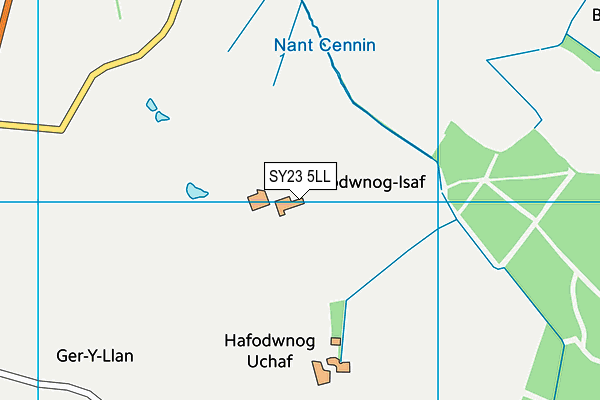 SY23 5LL map - OS VectorMap District (Ordnance Survey)