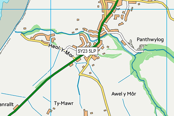 SY23 5LP map - OS VectorMap District (Ordnance Survey)