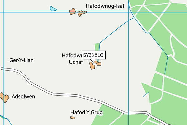 SY23 5LQ map - OS VectorMap District (Ordnance Survey)