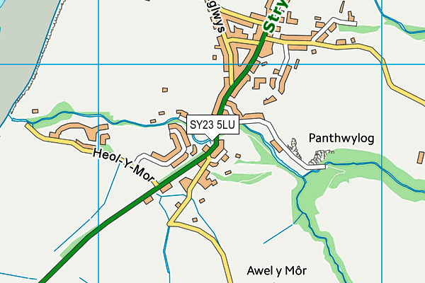 SY23 5LU map - OS VectorMap District (Ordnance Survey)