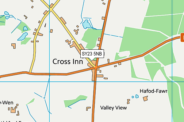 SY23 5NB map - OS VectorMap District (Ordnance Survey)