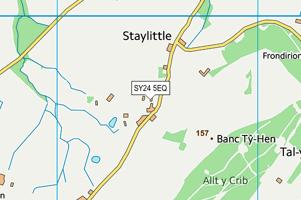 SY24 5EQ map - OS VectorMap District (Ordnance Survey)