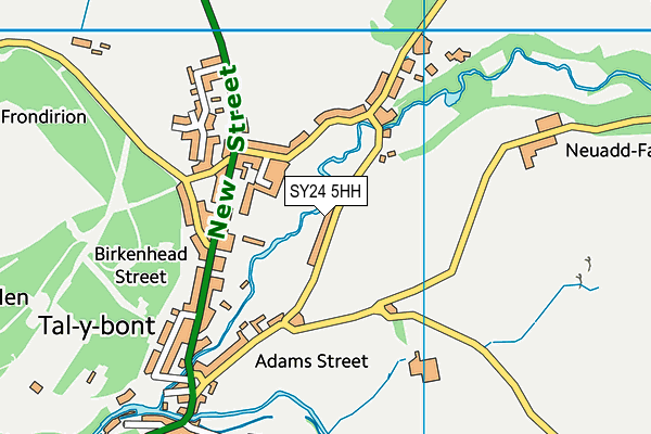 SY24 5HH map - OS VectorMap District (Ordnance Survey)