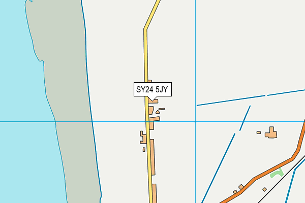 SY24 5JY map - OS VectorMap District (Ordnance Survey)