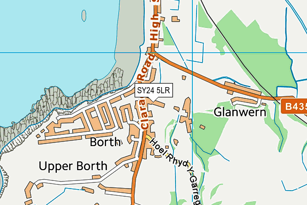 SY24 5LR map - OS VectorMap District (Ordnance Survey)