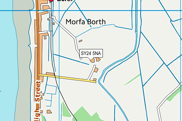 SY24 5NA map - OS VectorMap District (Ordnance Survey)
