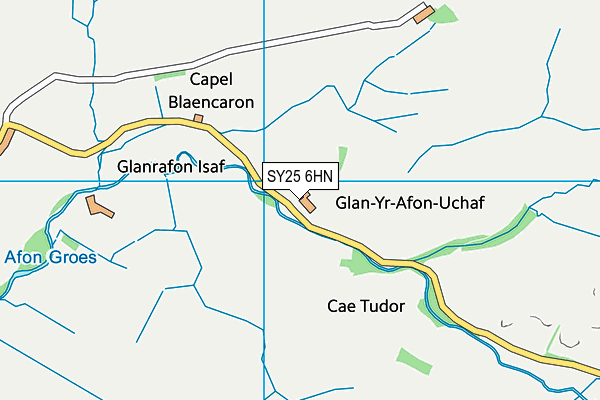 SY25 6HN map - OS VectorMap District (Ordnance Survey)