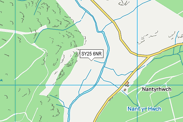 SY25 6NR map - OS VectorMap District (Ordnance Survey)