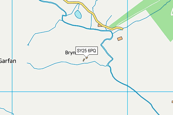 SY25 6PQ map - OS VectorMap District (Ordnance Survey)