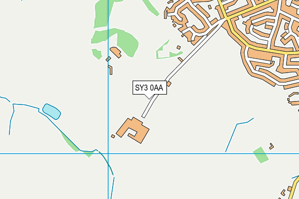 Lythwood Sports Complex map (SY3 0AA) - OS VectorMap District (Ordnance Survey)