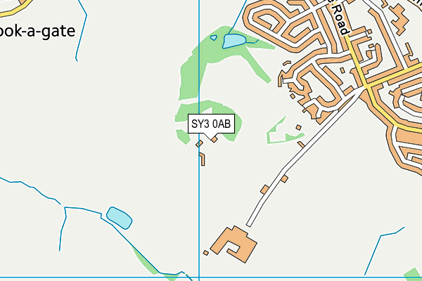 SY3 0AB map - OS VectorMap District (Ordnance Survey)