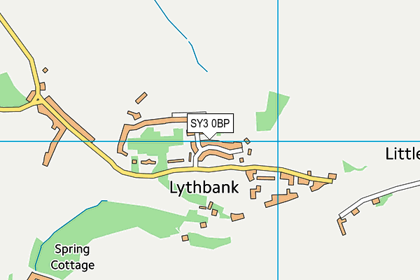 SY3 0BP map - OS VectorMap District (Ordnance Survey)