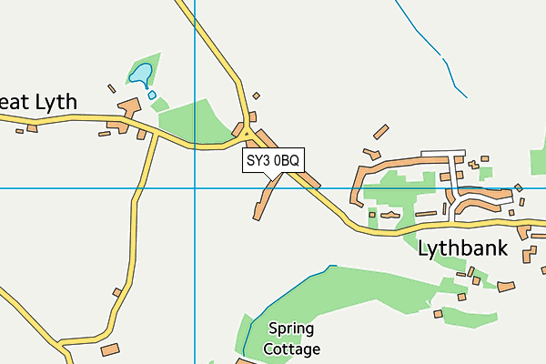 SY3 0BQ map - OS VectorMap District (Ordnance Survey)