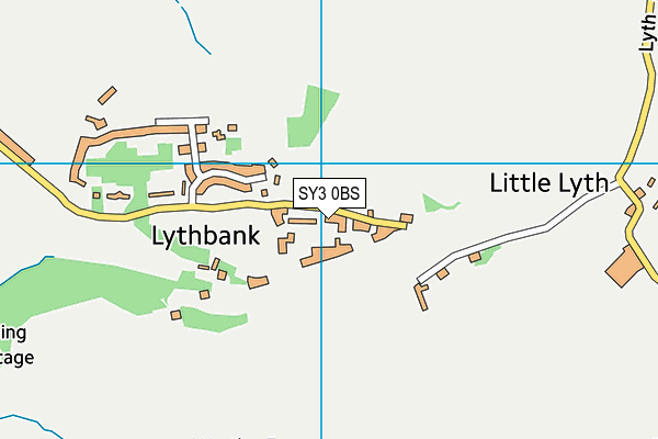 SY3 0BS map - OS VectorMap District (Ordnance Survey)