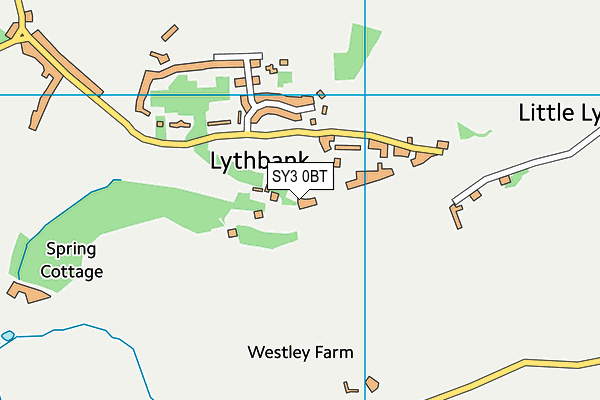 SY3 0BT map - OS VectorMap District (Ordnance Survey)