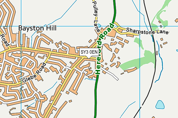 SY3 0EN map - OS VectorMap District (Ordnance Survey)