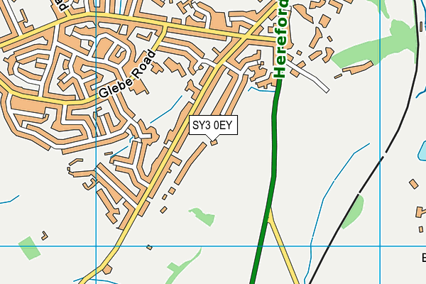 SY3 0EY map - OS VectorMap District (Ordnance Survey)