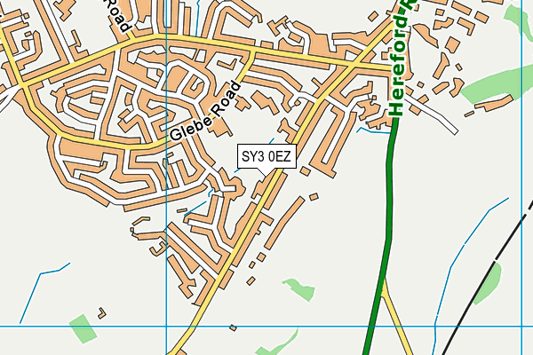 SY3 0EZ map - OS VectorMap District (Ordnance Survey)