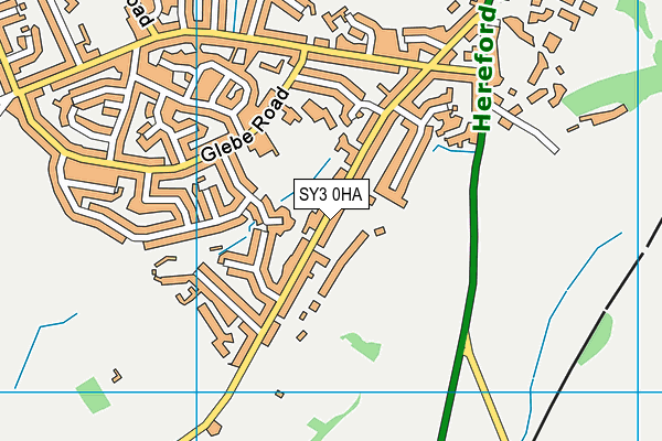 SY3 0HA map - OS VectorMap District (Ordnance Survey)